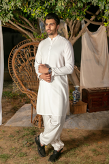 Classic White Shalwar Kameez