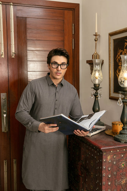 CHARCOAL KAMEEZ SHALWAAR