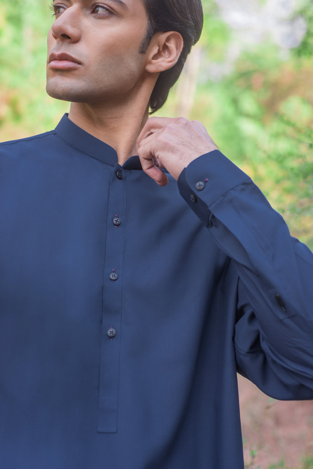 Navy Blue Kurta Pajama