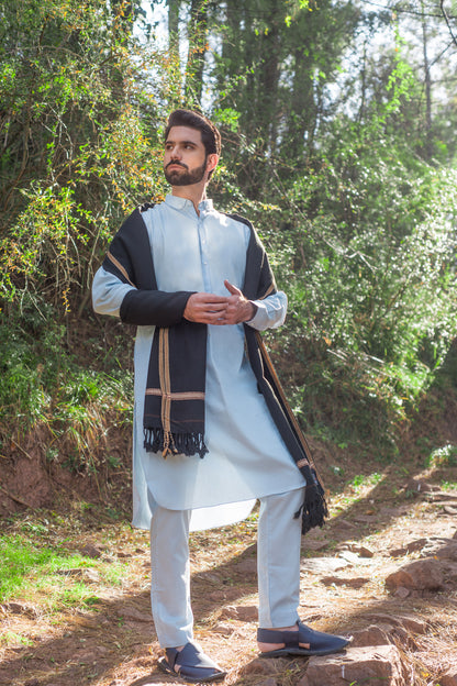 Light Sky-Blue Kurta Pajama