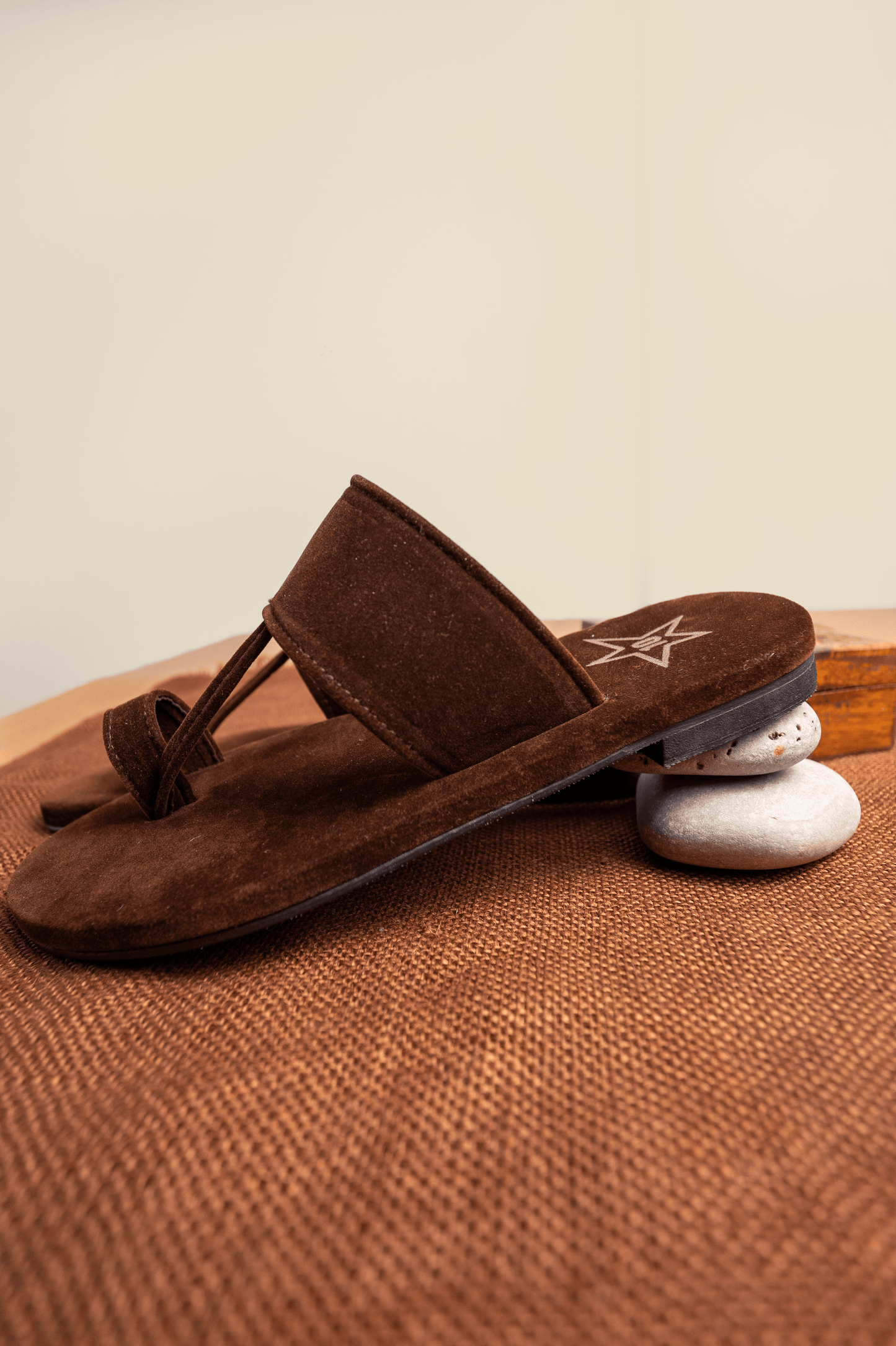 Brown Sueded Kolhapuri