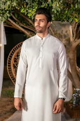 Classic White Shalwar Kameez