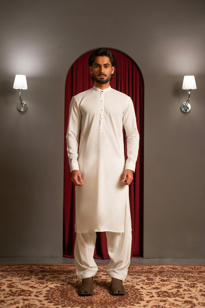 Off-White Designer Kameez Shalwar