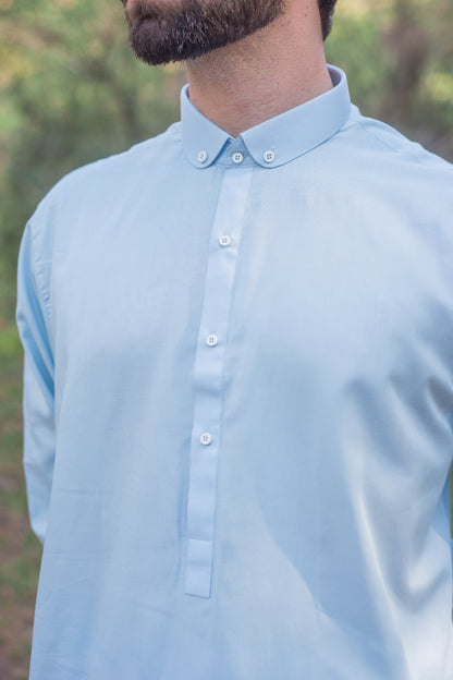 Light Sky-Blue Kurta Pajama