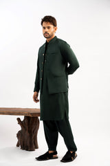 Forest  Green Waistcoat