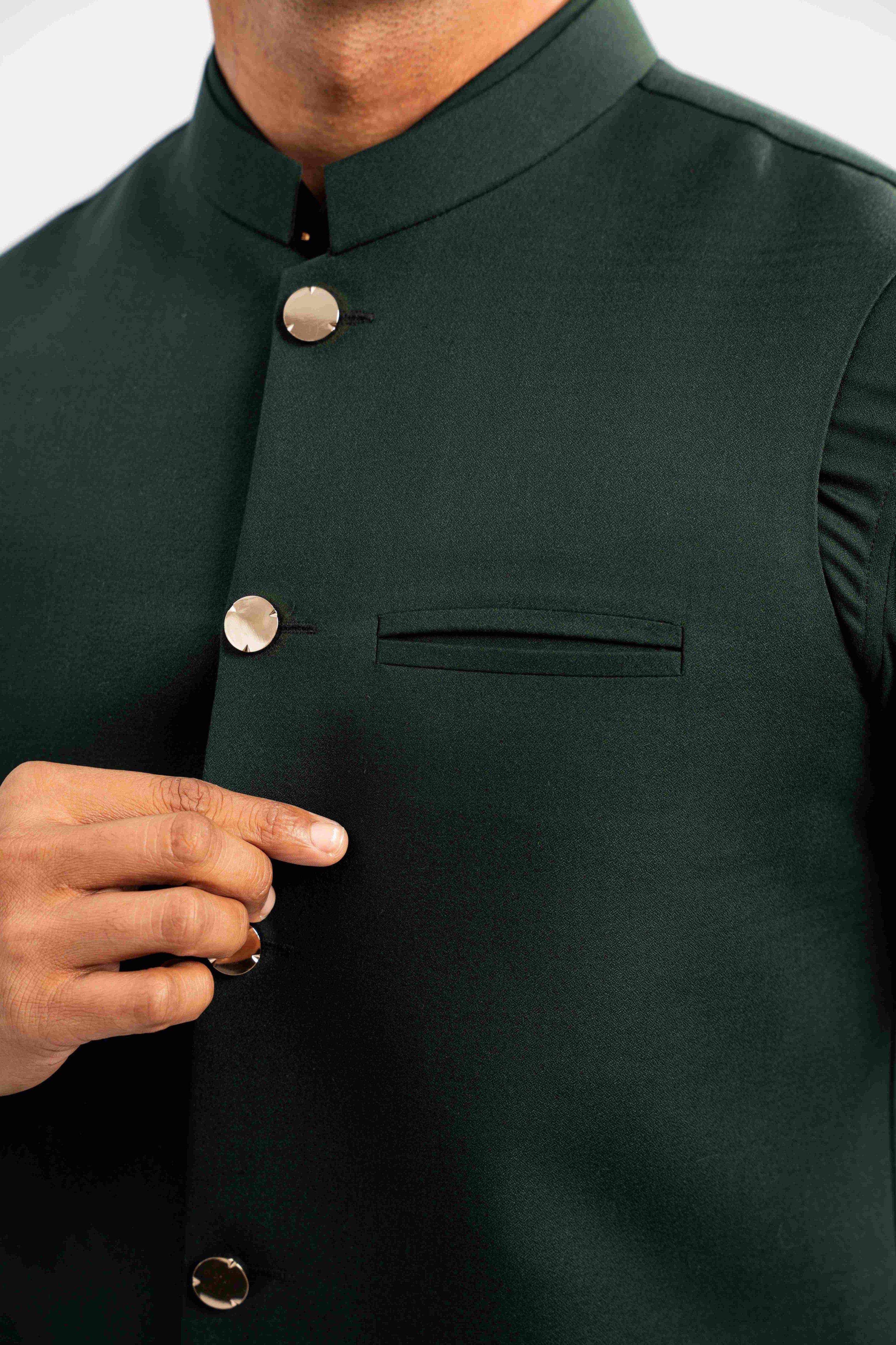 Forest  Green Waistcoat