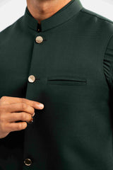 Forest  Green Waistcoat