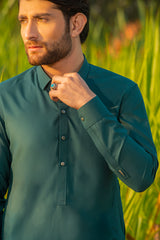 Teal Blue Kameez Shalwar