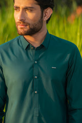 Teal Blue Kameez Shalwar