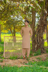 Beige Kameez Shalwar