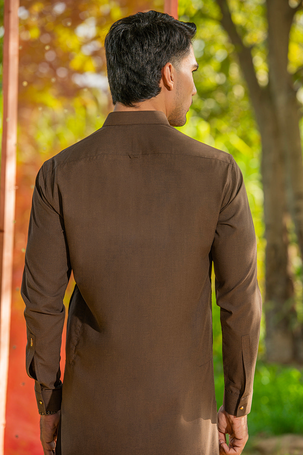 Brown Kameez Shalwar