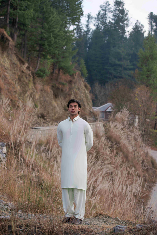 Mint Green Kameez Shalwar