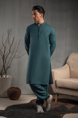 TEAL BLUE KAMEEZ SHALWAAR