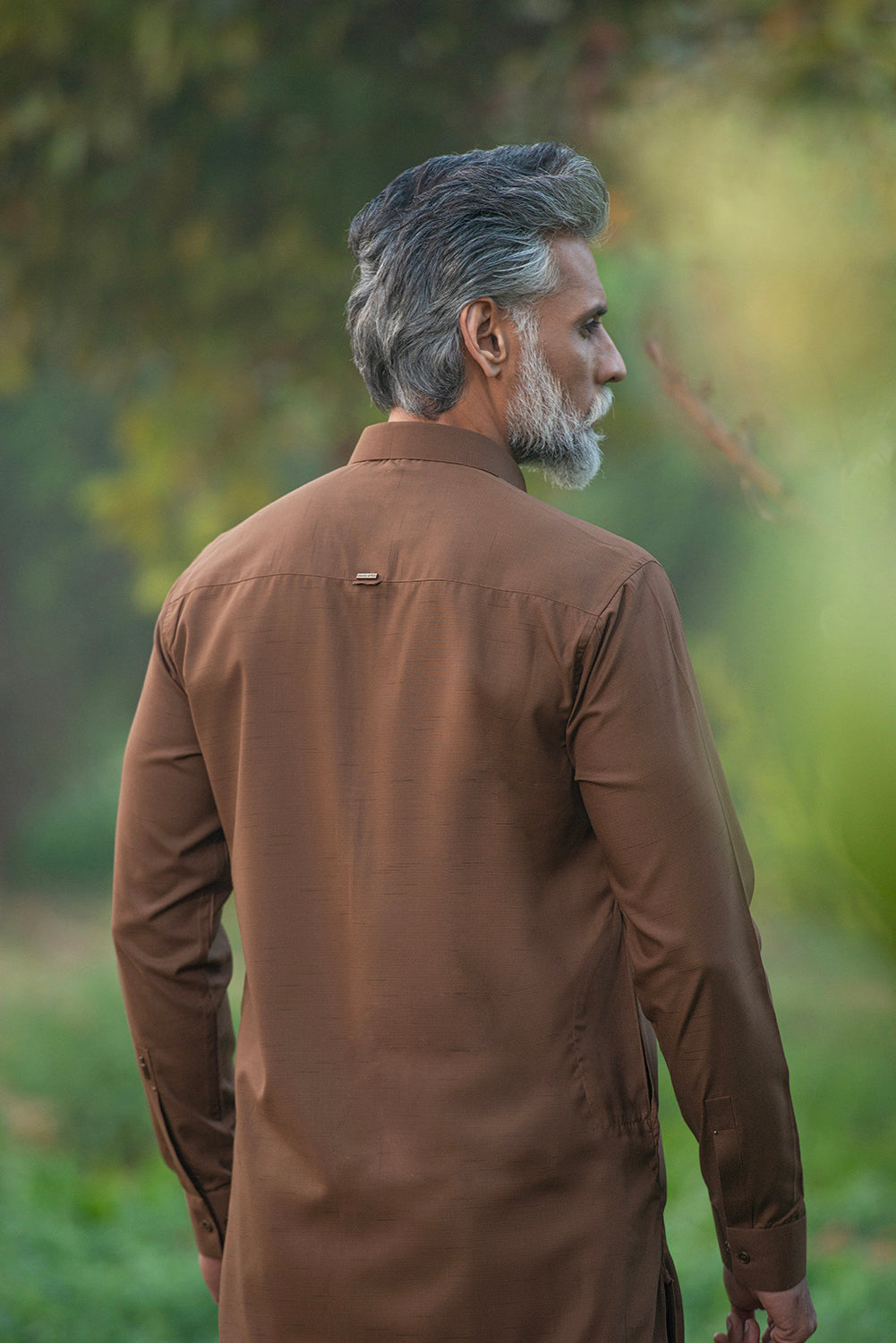 Otter Brown Kameez Shalwar