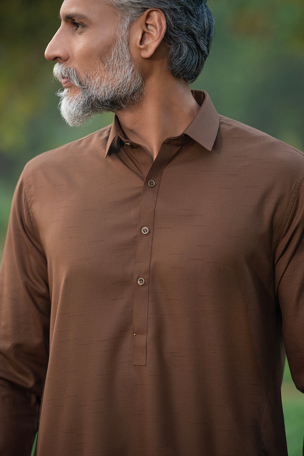 Otter Brown Kameez Shalwar