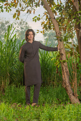 Chestnut Brown Kurta Pajama