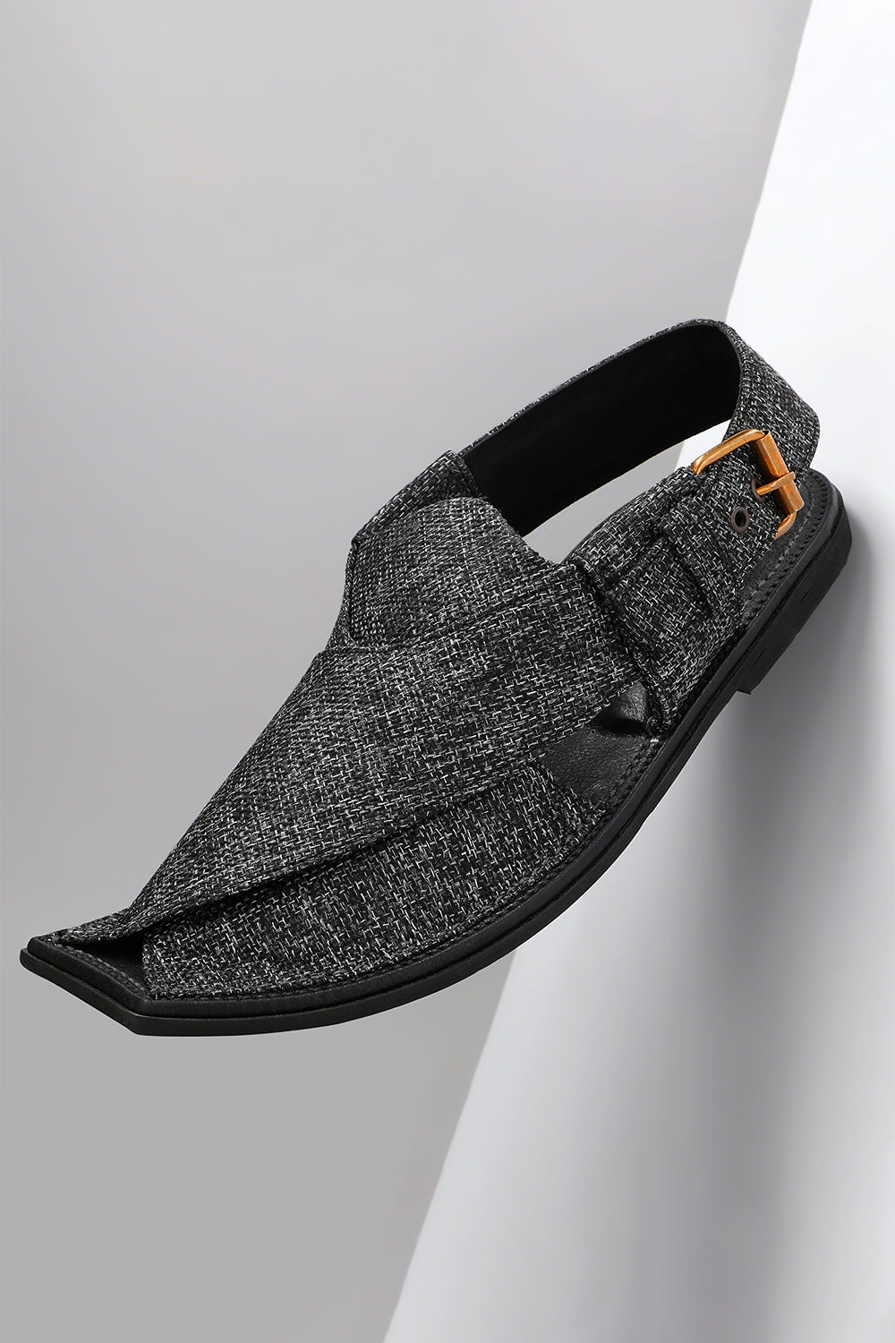 Grey Jute Charsadda Sandal