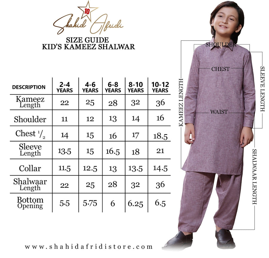 Kids Kameez Shalwar