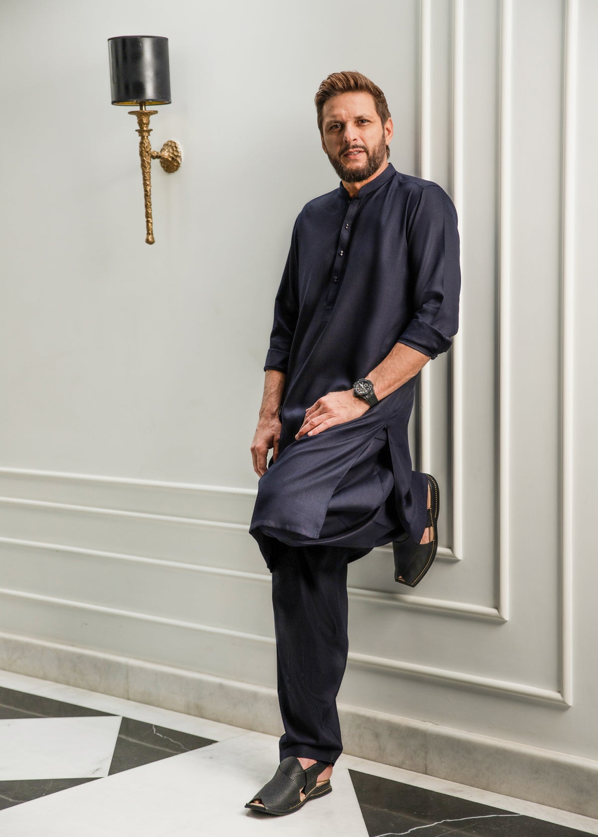 DARK NAVY KAMEEZ SHALWAR