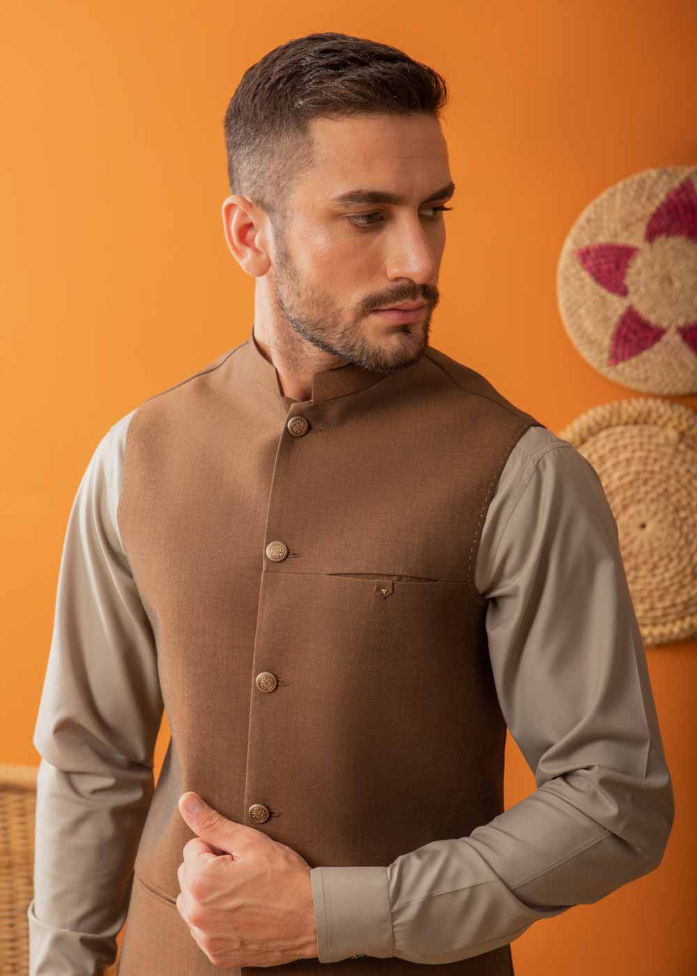 BROWN WAISTCOAT