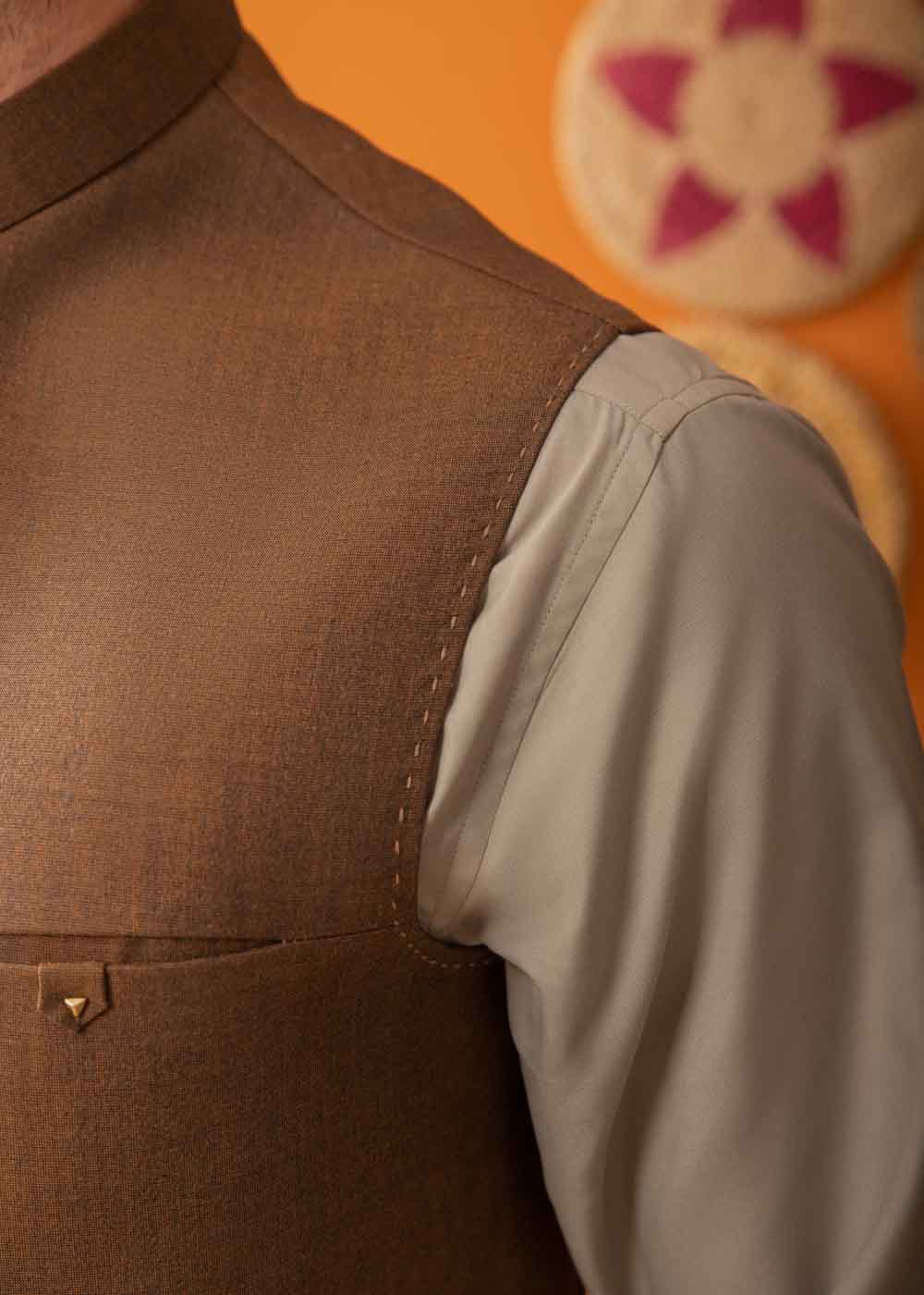 BROWN WAISTCOAT