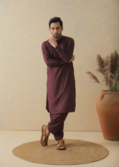 Maroon Kameez Shalwar