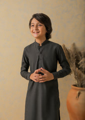 Shadow Gray Two-Tone Kurta Pajama