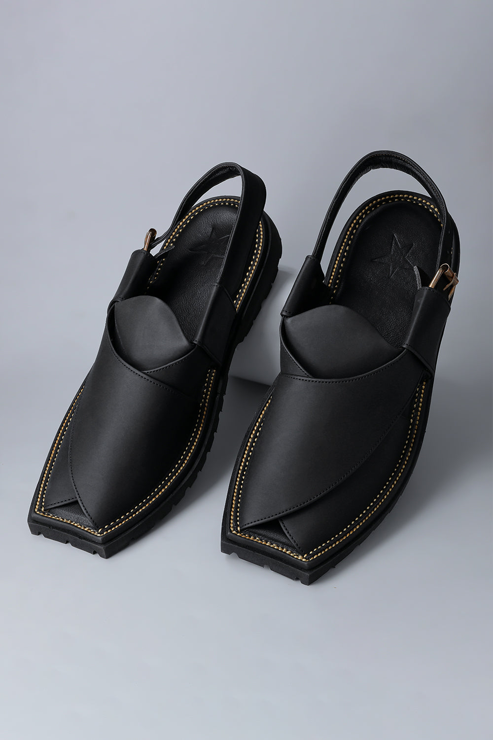 Signature Matte Black Sandal