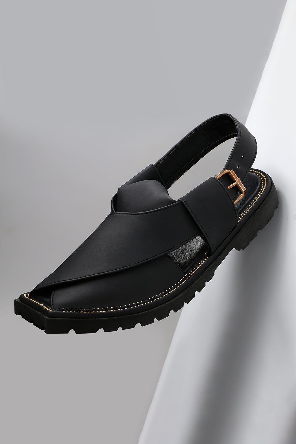 Signature Matte Black Sandal