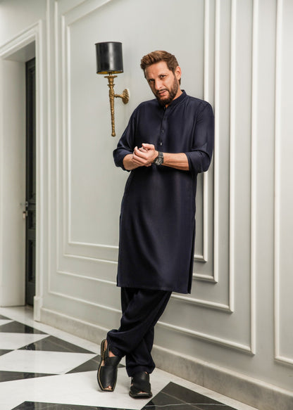 DARK NAVY KAMEEZ SHALWAR