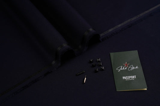 Navy Blue Signature Unstitched Fabric