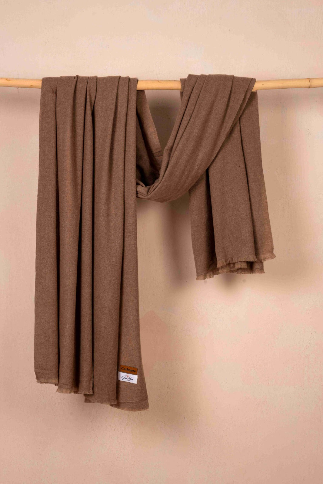 Chocolate Brown Cashmere Shawl