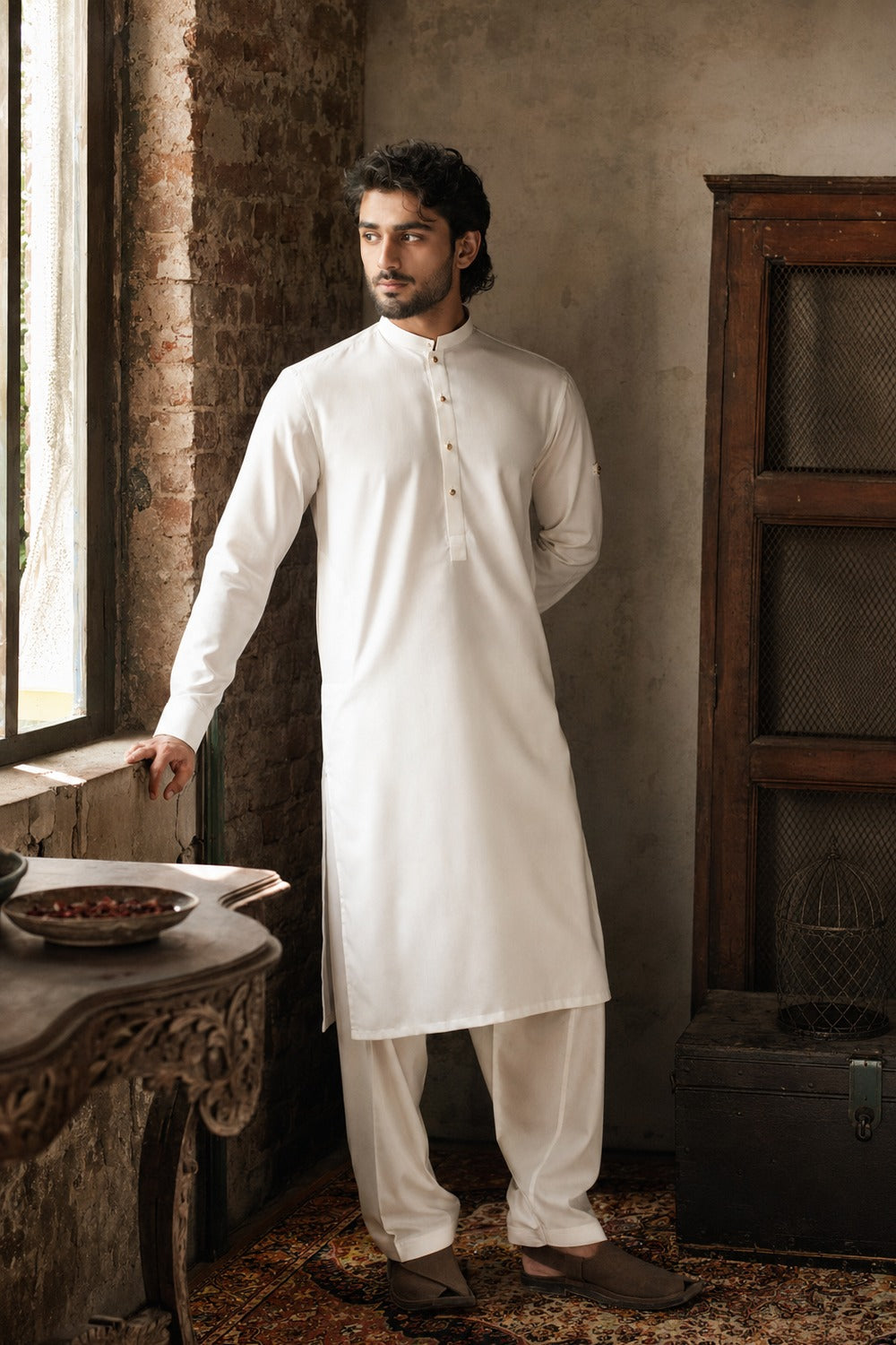 Off-White Designer Kameez Shalwar