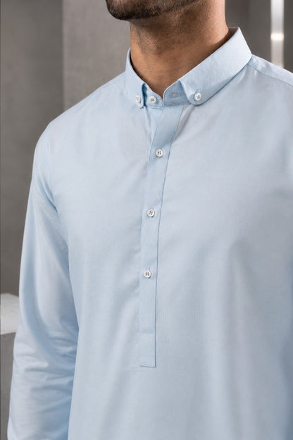 Light Sky-Blue Kurta Pajama