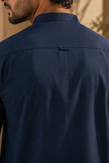 Navy Blue Kurta Pajama