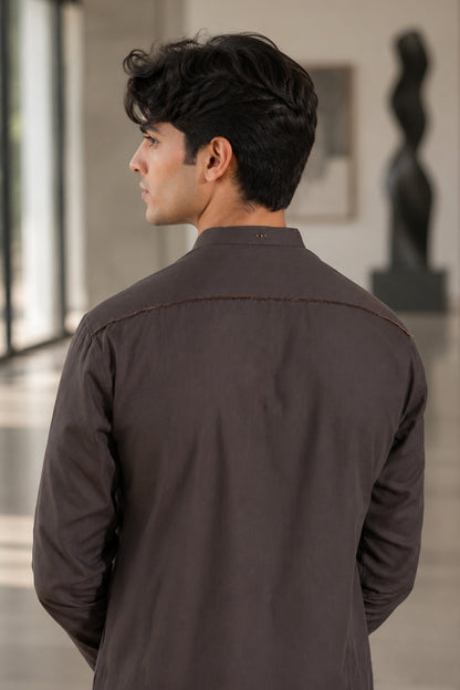 Chestnut Brown Kurta Pajama