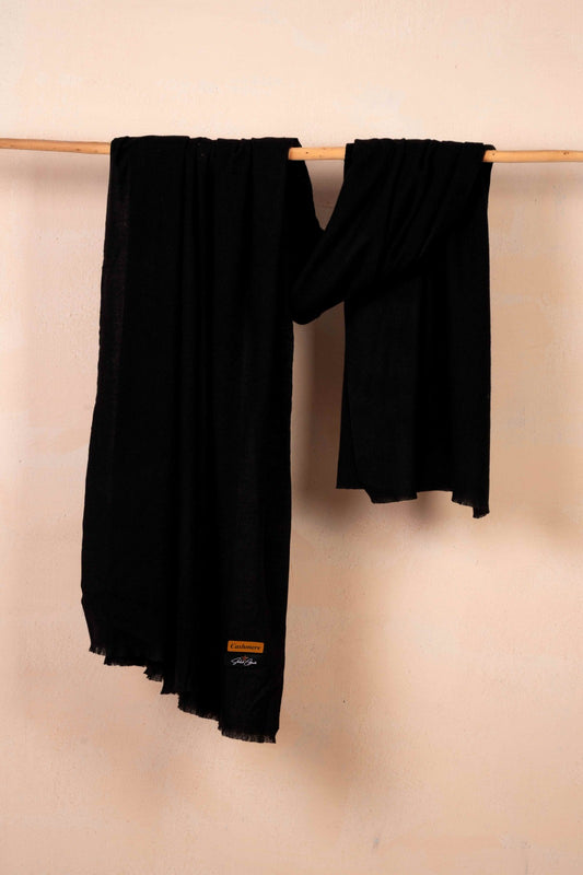 Black Cashmere Shawl