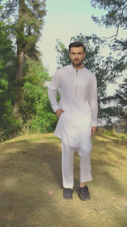 Pure White Kurta Pajama