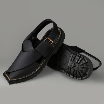 Signature Matte Black Sandal