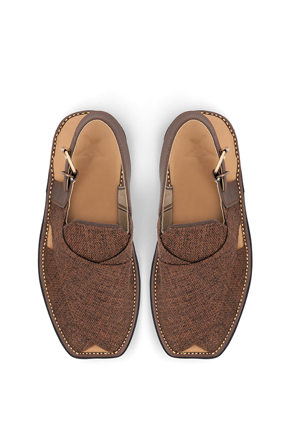 JUTE BROWN PESHAWARI CHAPPALS