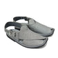 Grey Jacquard Peshawari chappals