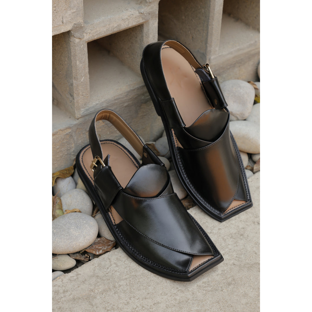 Leather 2025 peshawari chappal
